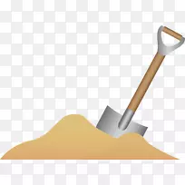 铲式建筑工程砂铲PNG载体材料-空若网 铲式建筑工程砂铲PNG载体材料-空若网