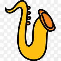 萨克斯风绘图动画插图-棒形萨克斯管-空若网 萨克斯风绘图动画插图-棒形萨克斯管-空若网