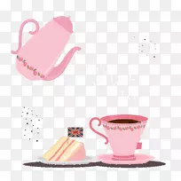 茶下载adobe插图-粉红下午茶-空若网 茶下载adobe插图-粉红下午茶-空若网