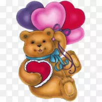 熊情人节爱情剪贴画-熊-空若网 熊情人节爱情剪贴画-熊-空若网