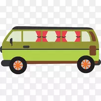 汽车卡车公共汽车运输.卡通绿色巴士-空若网 汽车卡车公共汽车运输.卡通绿色巴士-空若网