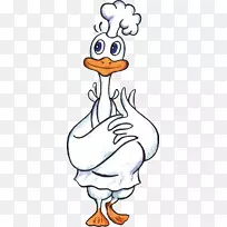 鸭厨师剪贴画-鸭子-空若网 鸭厨师剪贴画-鸭子-空若网
