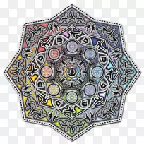 圆蜂对称图案设计-空若网 圆蜂对称图案设计-空若网