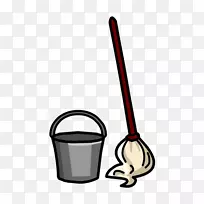 拖把桶车扫帚夹艺术.桶-空若网 拖把桶车扫帚夹艺术.桶-空若网
