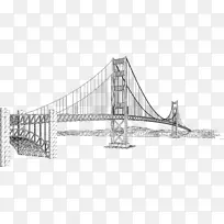 金门桥安培拉桥-桥示意图-空若网 金门桥安培拉桥-桥示意图-空若网