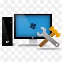 计算机图标台式计算机-空若网 计算机图标台式计算机-空若网