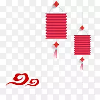 元旦水彩画灯笼-元旦灯笼-空若网 元旦水彩画灯笼-元旦灯笼-空若网