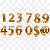 阿拉伯数字.数字金纹-空若网 阿拉伯数字.数字金纹-空若网