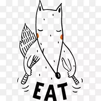 猫卡通剪贴画.卡通狐狸-空若网 猫卡通剪贴画.卡通狐狸-空若网