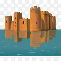 免费水彩画插图-城堡-空若网 免费水彩画插图-城堡-空若网