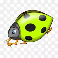 甲虫卡通插图.卡通昆虫材料-空若网 甲虫卡通插图.卡通昆虫材料-空若网