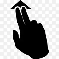 电脑图标手指滚动手势-空若网 电脑图标手指滚动手势-空若网