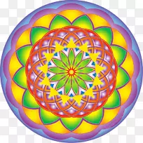 几何曼陀罗对称圆万花筒圆-空若网 几何曼陀罗对称圆万花筒圆-空若网