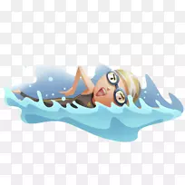 游泳者绘画动画-运动员游泳手绘-空若网 游泳者绘画动画-运动员游泳手绘-空若网