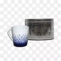 咖啡杯玻璃钴蓝杯-空若网 咖啡杯玻璃钴蓝杯-空若网