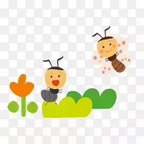 昆虫蝴蝶蜂夹艺术卡通昆虫-空若网 昆虫蝴蝶蜂夹艺术卡通昆虫-空若网