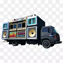 商用车货车盘骑师DJ混合卡车-空若网 商用车货车盘骑师DJ混合卡车-空若网