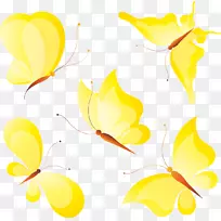 蝴蝶黄色剪贴画.黄色蝴蝶-空若网 蝴蝶黄色剪贴画.黄色蝴蝶-空若网