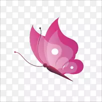 蝴蝶昆虫画-粉红蝴蝶-空若网 蝴蝶昆虫画-粉红蝴蝶-空若网