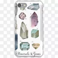 水晶矿物宝石岩水彩画宝石-空若网 水晶矿物宝石岩水彩画宝石-空若网
