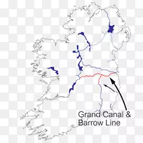 大运河达阿尔萨斯皇家运河香农-厄恩水道图-空若网 大运河达阿尔萨斯皇家运河香农-厄恩水道图-空若网