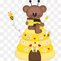 蜜蜂熊昆虫画-空若网 蜜蜂熊昆虫画-空若网