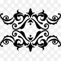 对称线叶夹艺术线-空若网 对称线叶夹艺术线-空若网