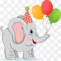 生日大象贺卡夹艺术象-空若网 生日大象贺卡夹艺术象-空若网