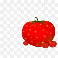 卡通奥格里斯插画-番茄-空若网 卡通奥格里斯插画-番茄-空若网