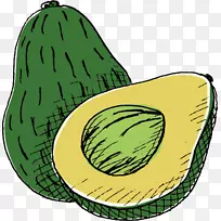 鳄梨绘图.手绘牛油果-空若网 鳄梨绘图.手绘牛油果-空若网