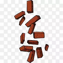 砖坯摄影免版画插图一片红砖-空若网 砖坯摄影免版画插图一片红砖-空若网