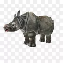 犀牛雕像,鼻子,陆地动物-动物-空若网 犀牛雕像,鼻子,陆地动物-动物-空若网