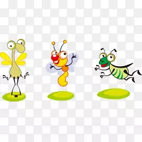 卡通洗车剪贴画-卡通可爱创意昆虫-空若网 卡通洗车剪贴画-卡通可爱创意昆虫-空若网