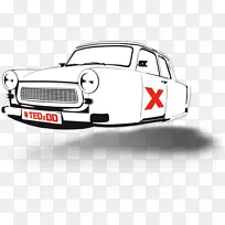 Trabant泰特泰克斯梳妆台保险杠车创意车-空若网 Trabant泰特泰克斯梳妆台保险杠车创意车-空若网