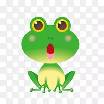树蛙画卡通片艺术-卡通青蛙-空若网 树蛙画卡通片艺术-卡通青蛙-空若网
