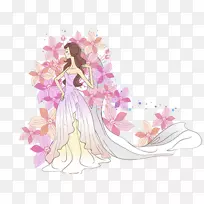 新娘婚礼摄影卡通.新娘载体材料-空若网 新娘婚礼摄影卡通.新娘载体材料-空若网