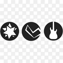 品牌标志白色鞋字体.几何元素-空若网 品牌标志白色鞋字体.几何元素-空若网