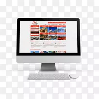 电脑显示器显示广告多媒体设计-空若网 电脑显示器显示广告多媒体设计-空若网
