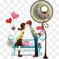 卡通爱情剪贴画-卡通情侣-空若网 卡通爱情剪贴画-卡通情侣-空若网