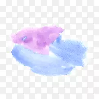 蓝色水彩画墨水-空若网 蓝色水彩画墨水-空若网