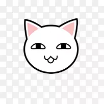 胡须猫鼻子白色剪贴画-空若网 胡须猫鼻子白色剪贴画-空若网