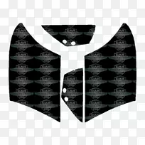 领带白色黑色m字型-字体-空若网 领带白色黑色m字型-字体-空若网