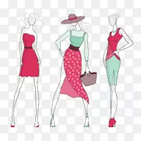 时装设计时装插画模型设计-空若网 时装设计时装插画模型设计-空若网