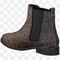 山羊皮靴行走黑色m-靴-空若网 山羊皮靴行走黑色m-靴-空若网