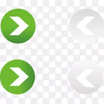 按钮下载箭头绿色箭头按钮-空若网 按钮下载箭头绿色箭头按钮-空若网