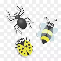 昆虫图标-卡通昆虫-空若网 昆虫图标-卡通昆虫-空若网