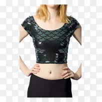 袖子t恤斜纹上衣-空若网 袖子t恤斜纹上衣-空若网