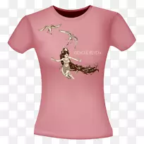 t恤袖粉红色m领字体-t恤-空若网 t恤袖粉红色m领字体-t恤-空若网