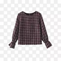 塔尔坦t恤袖上衣花呢t恤-空若网 塔尔坦t恤袖上衣花呢t恤-空若网