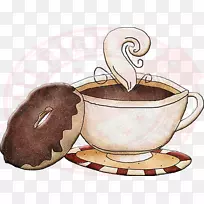 咖啡和甜甜圈,咖啡杯-咖啡-空若网 咖啡和甜甜圈,咖啡杯-咖啡-空若网